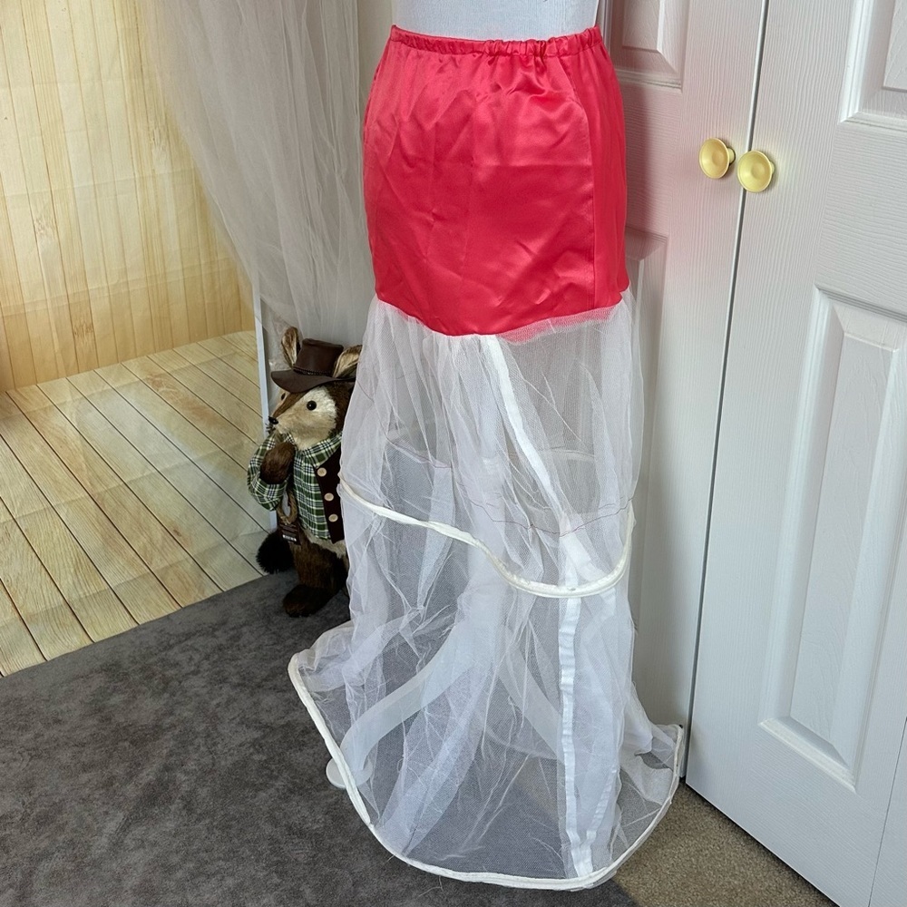 VINTAGE Pink Handmade Renaissance Dress - Picture 3 of 15